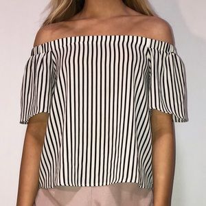 NWOT Bar III Off The Shoulder Blouse